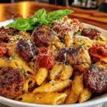 creamy one-pot italian sausage pasta - featured image