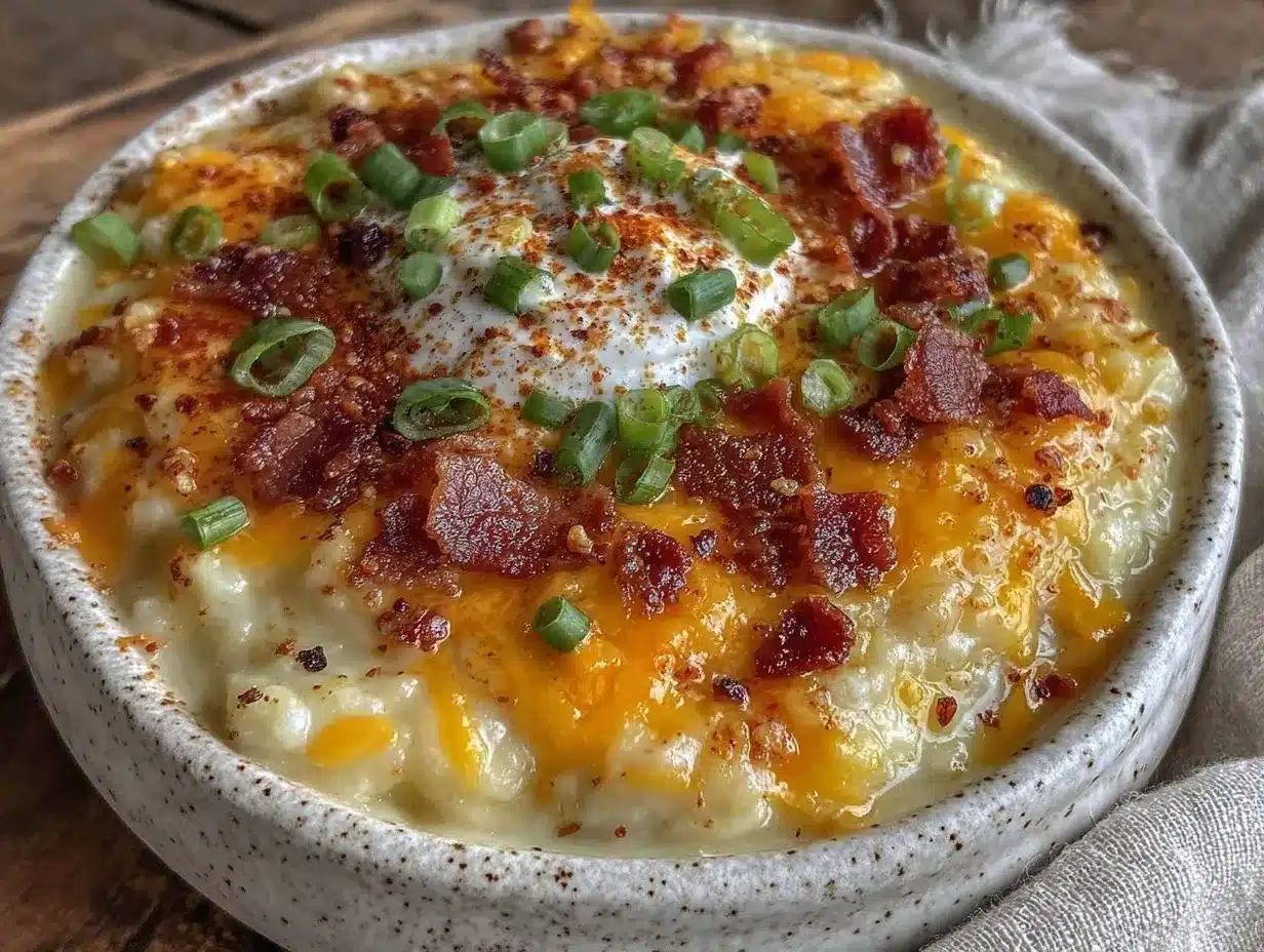 creamy slow cooker loaded baked potato soup preparation steps