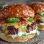 jalapeño popper smash burgers - featured image