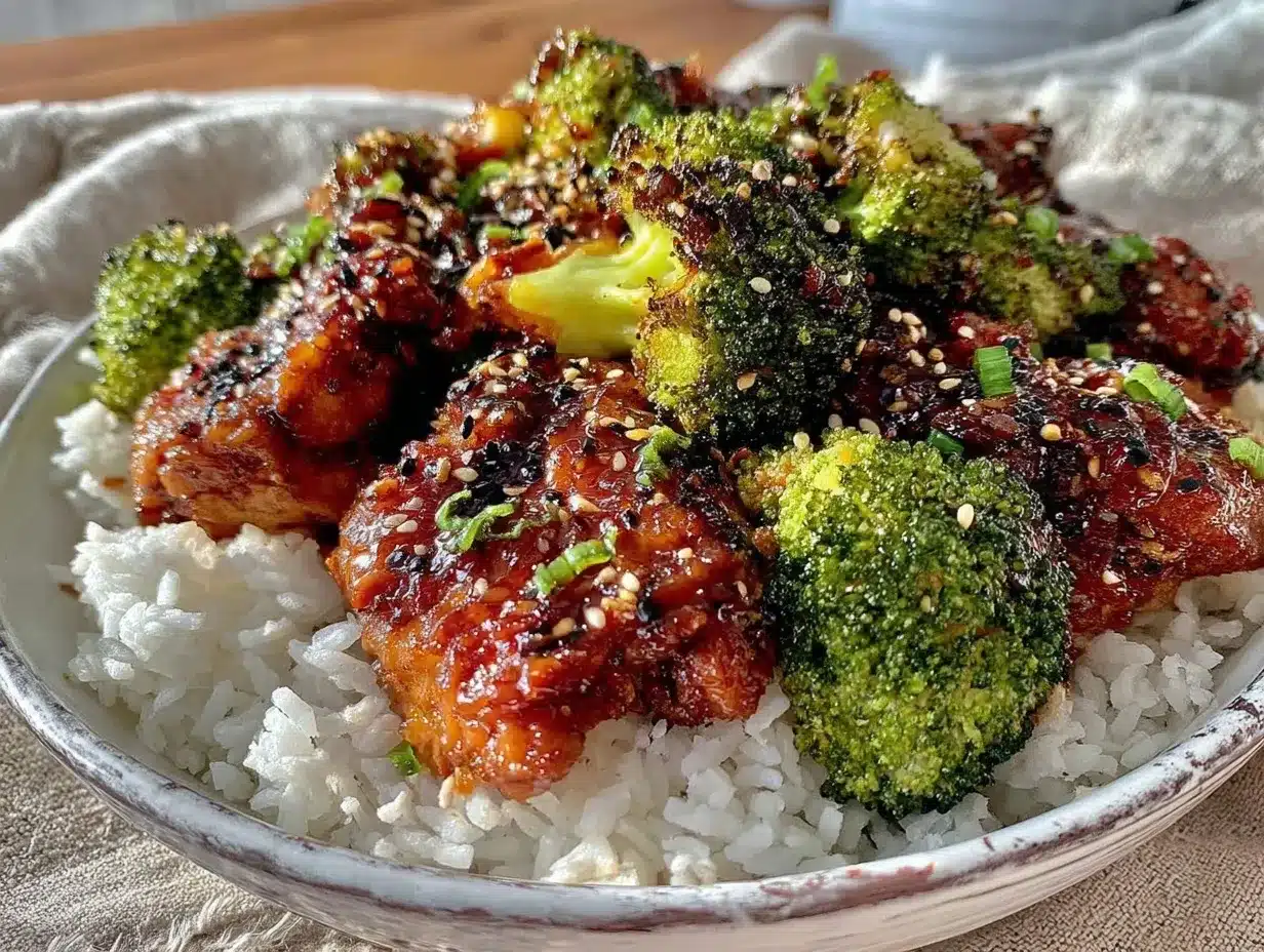sheet pan teriyaki chicken preparation steps