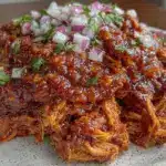 slow cooker bbq pulled chicken - featured image