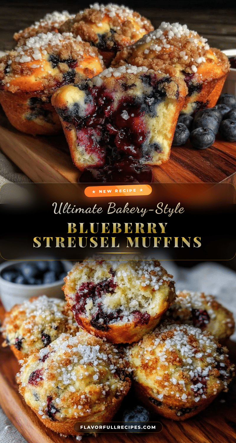 blueberry streusel muffins recipe