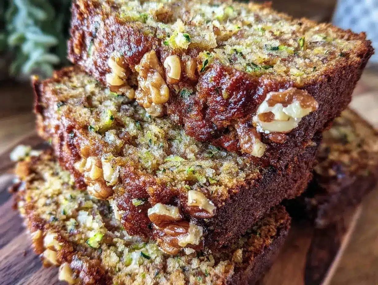 brown butter zucchini walnut bread preparation steps