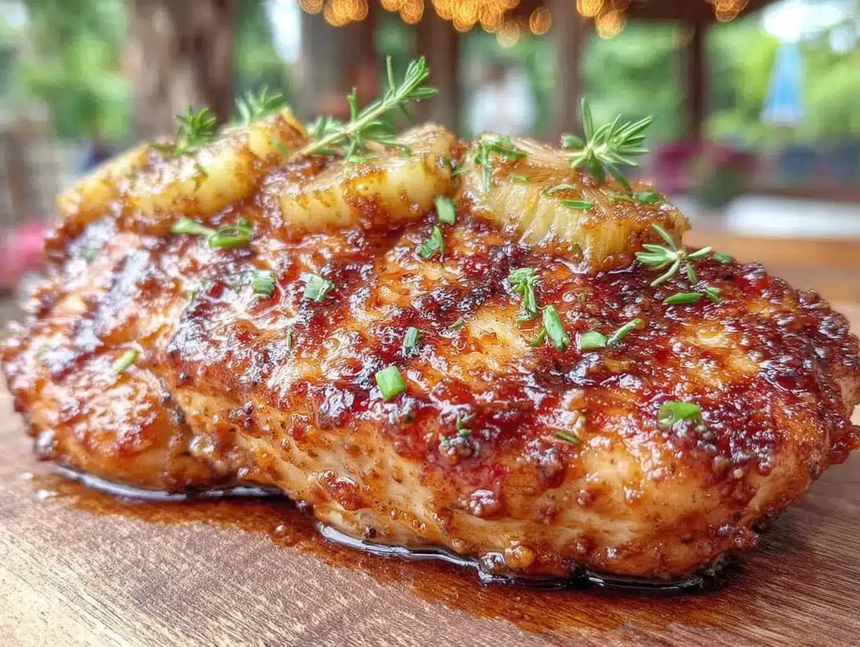 brown sugar pineapple chicken preparation steps