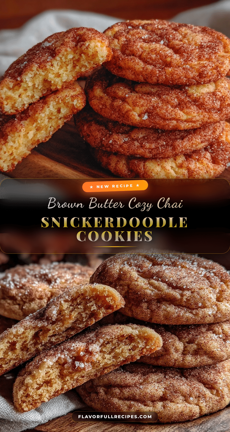 chai spice snickerdoodle cookies recipe
