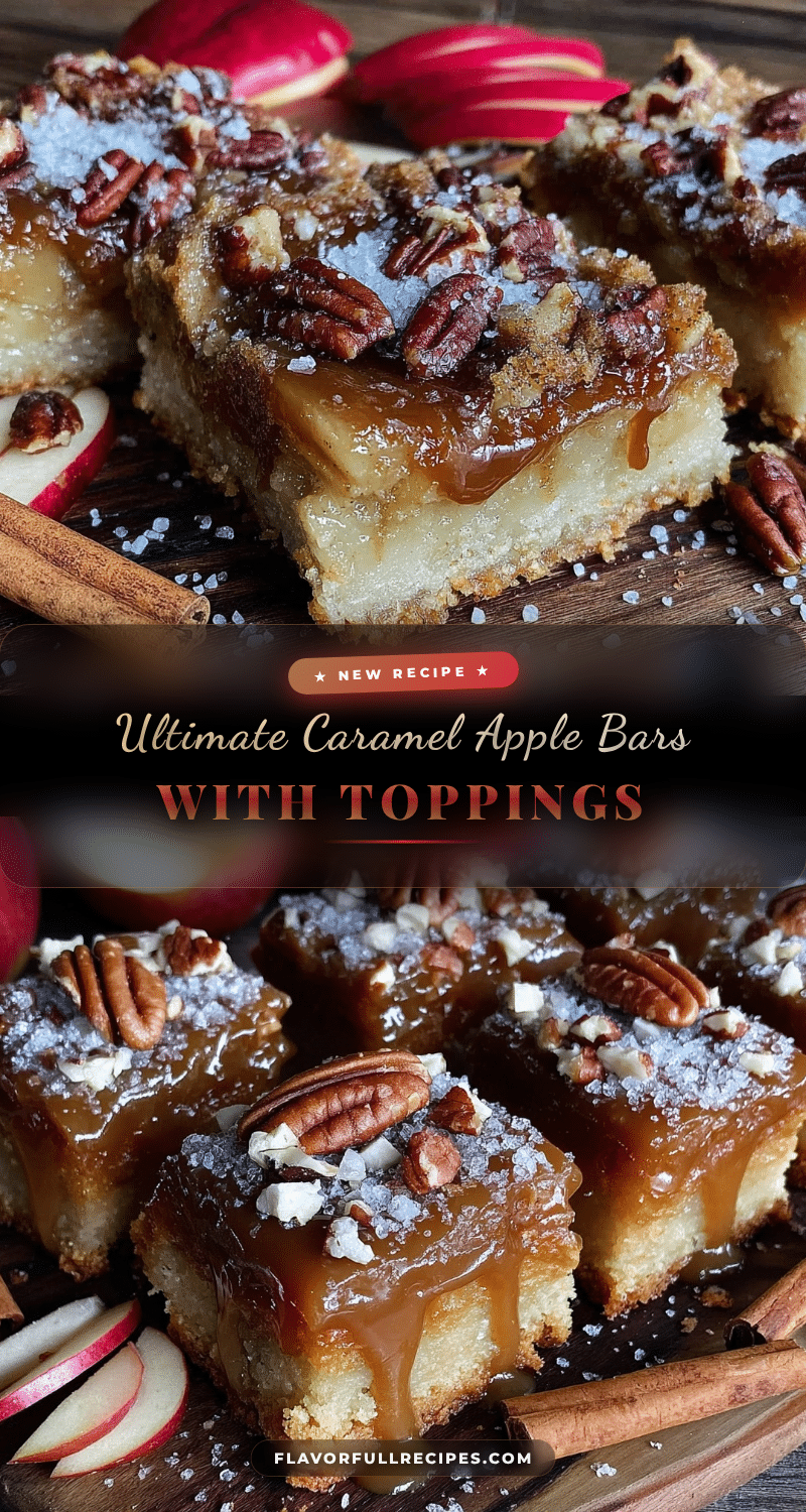 cozy caramel apple bars recipe