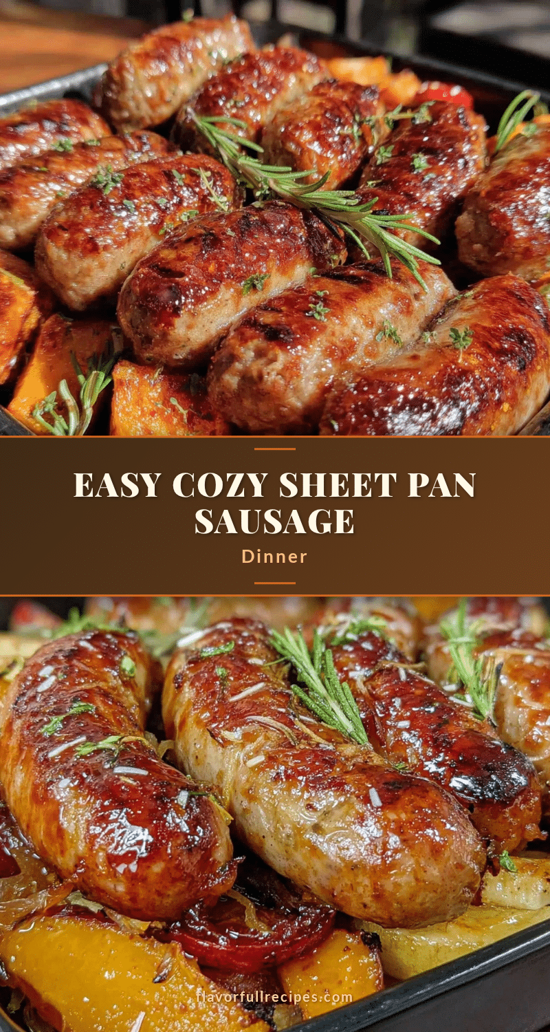 cozy fall sheet pan sausage recipe recipe