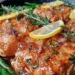 crispy brown butter lemon herb salmon skillet - featured image