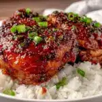 crockpot honey garlic chicken thighs - featured image