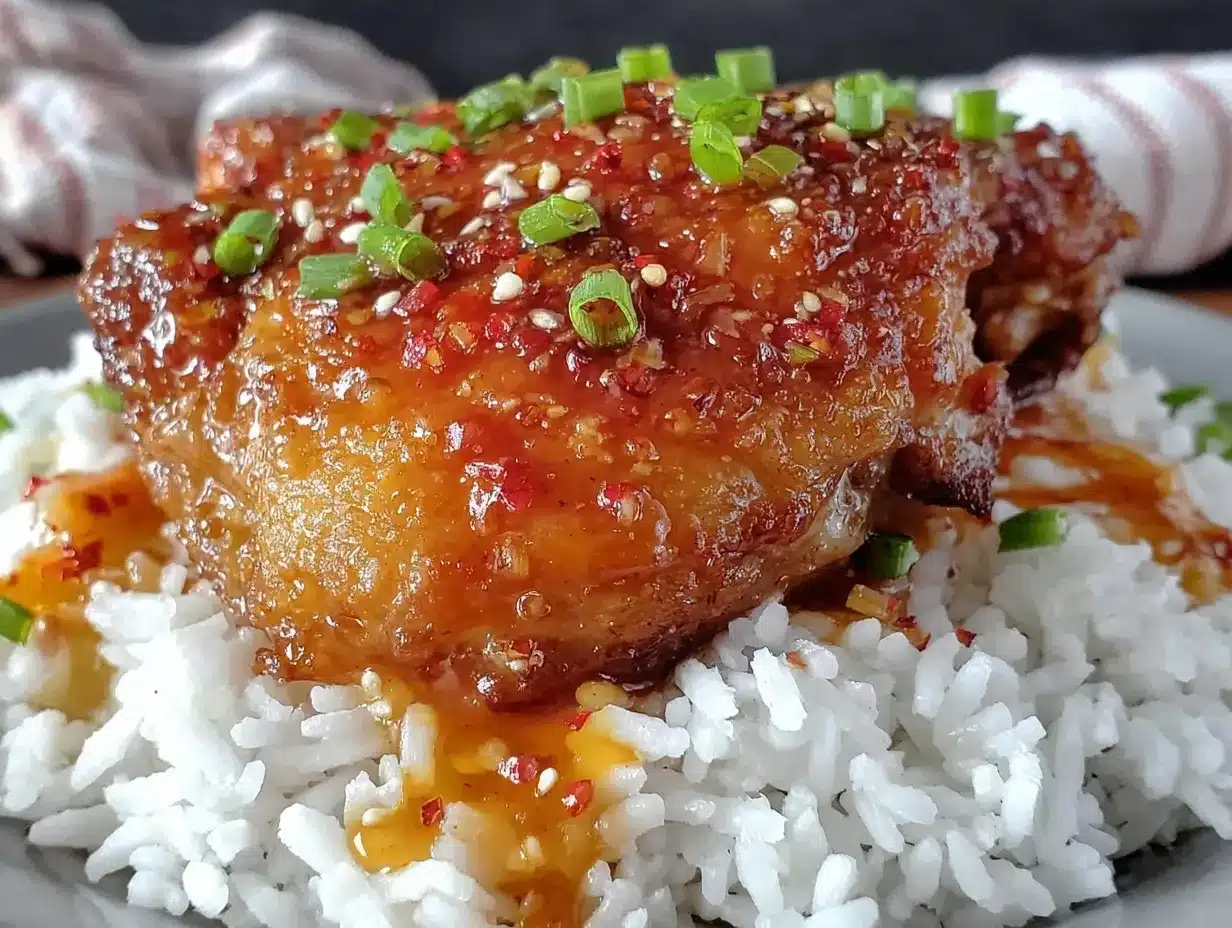 crockpot honey garlic chicken thighs preparation steps