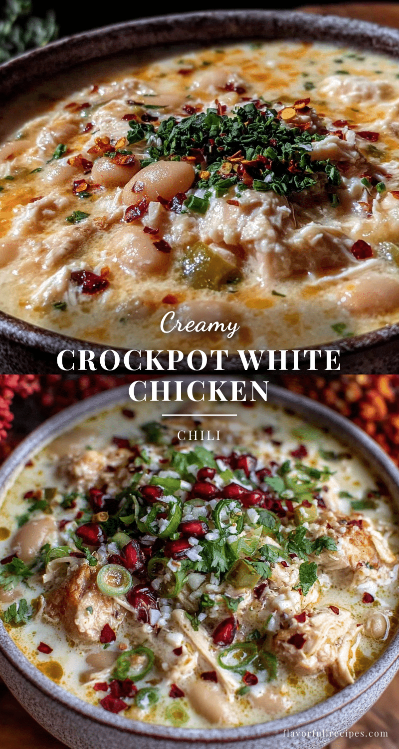 crockpot white chicken chili recipe