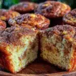 easy baked cinnamon apple muffins - featured image