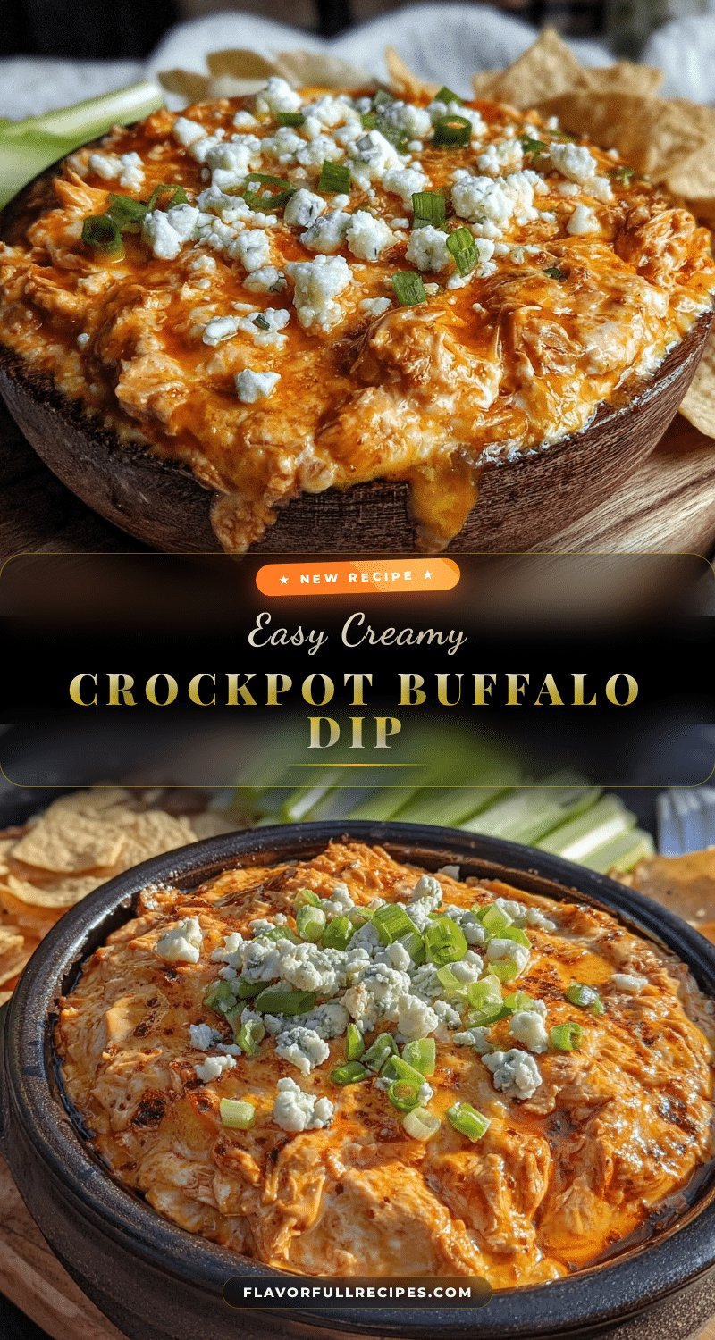 easy crockpot buffalo chicken dip recipe