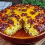 easy freezer breakfast casserole - featured image