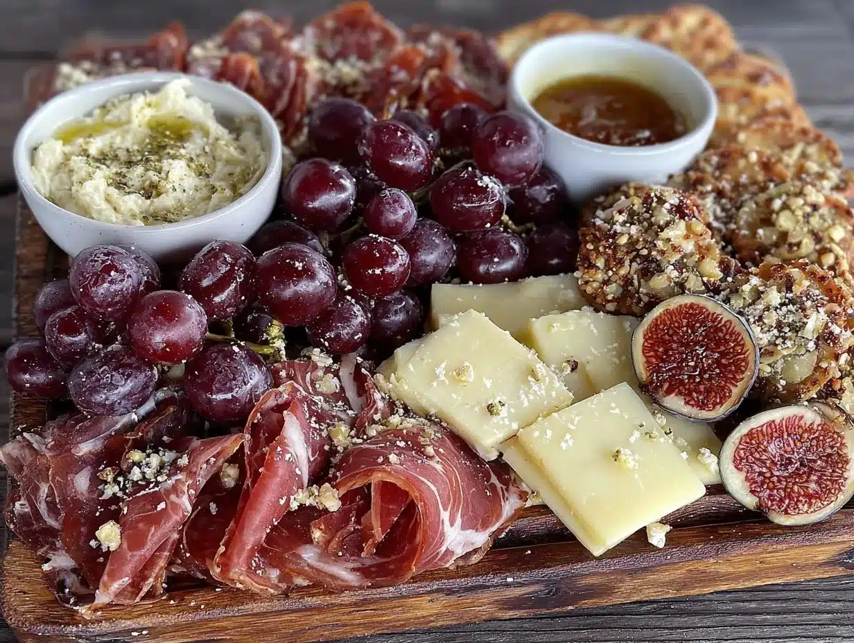 Easy Make-Ahead Charcuterie Board preparation steps
