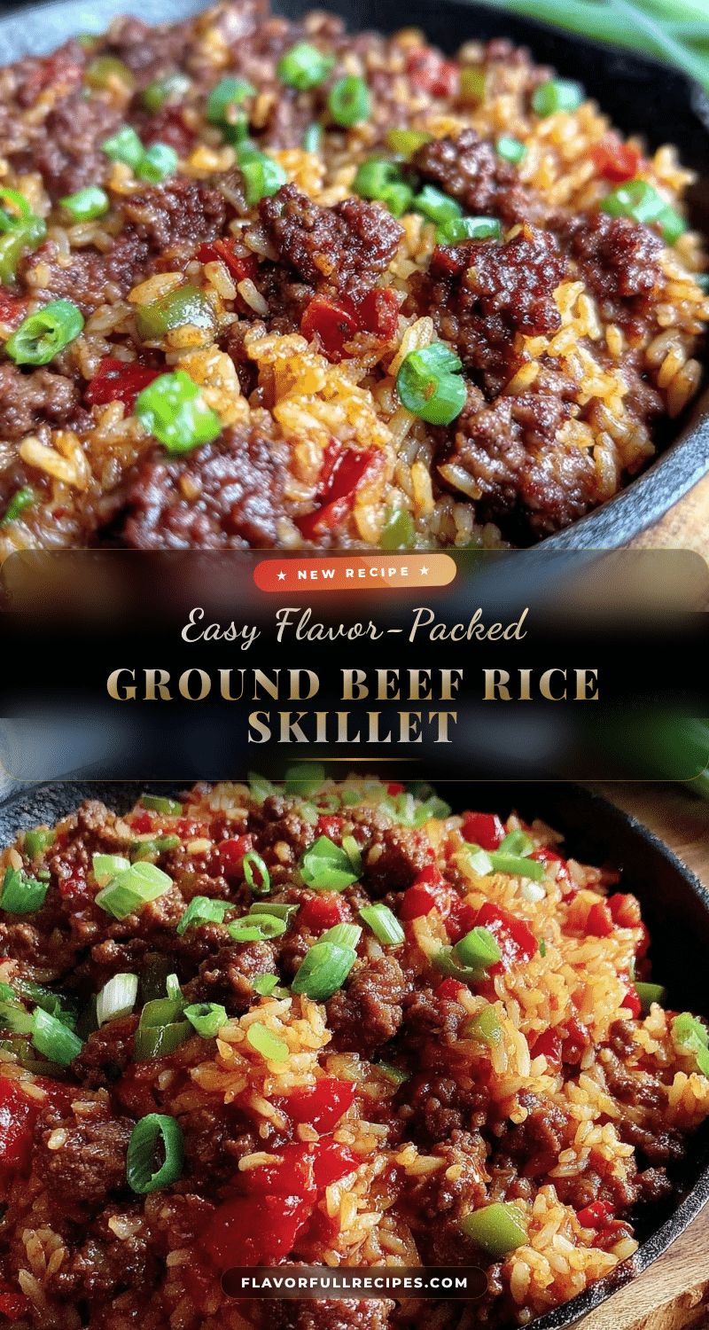 Easy Flavor-Packed Ground Beef and Rice Skillet Recipe for Quick Dinners