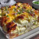 Hatch green chili breakfast casserole - featured image
