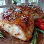 juicy baked chicken breast recipe - featured image