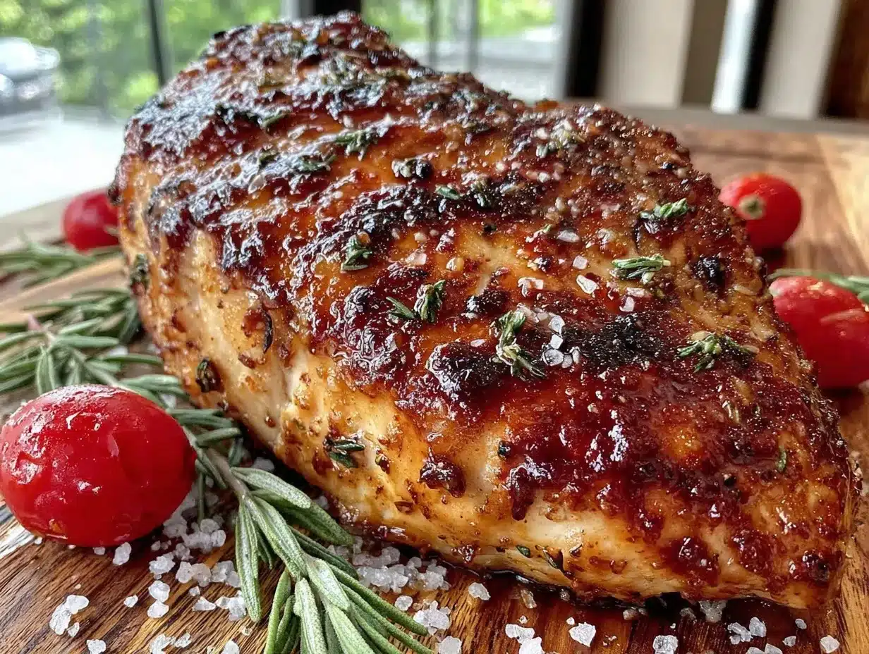 juicy baked chicken breast recipe preparation steps