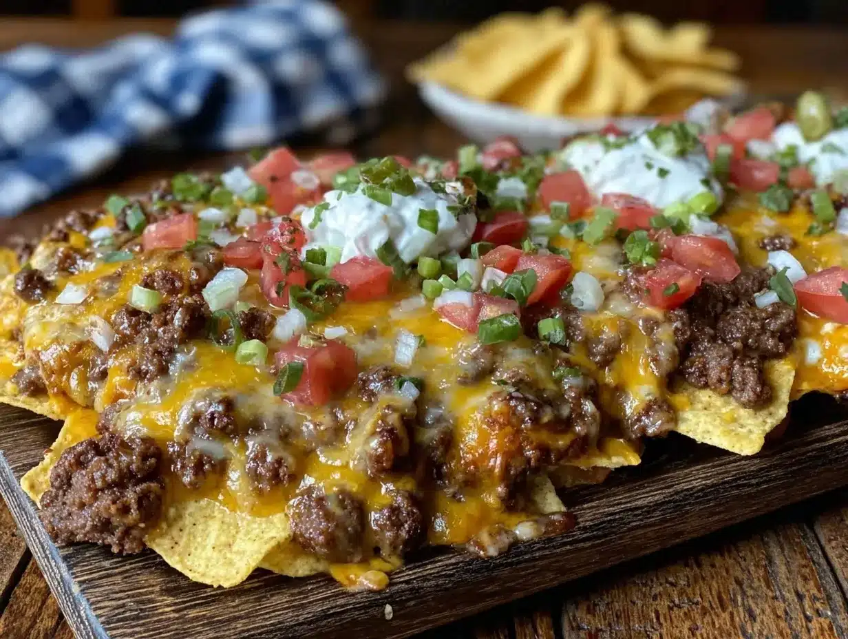loaded tailgate walking taco dip bar preparation steps