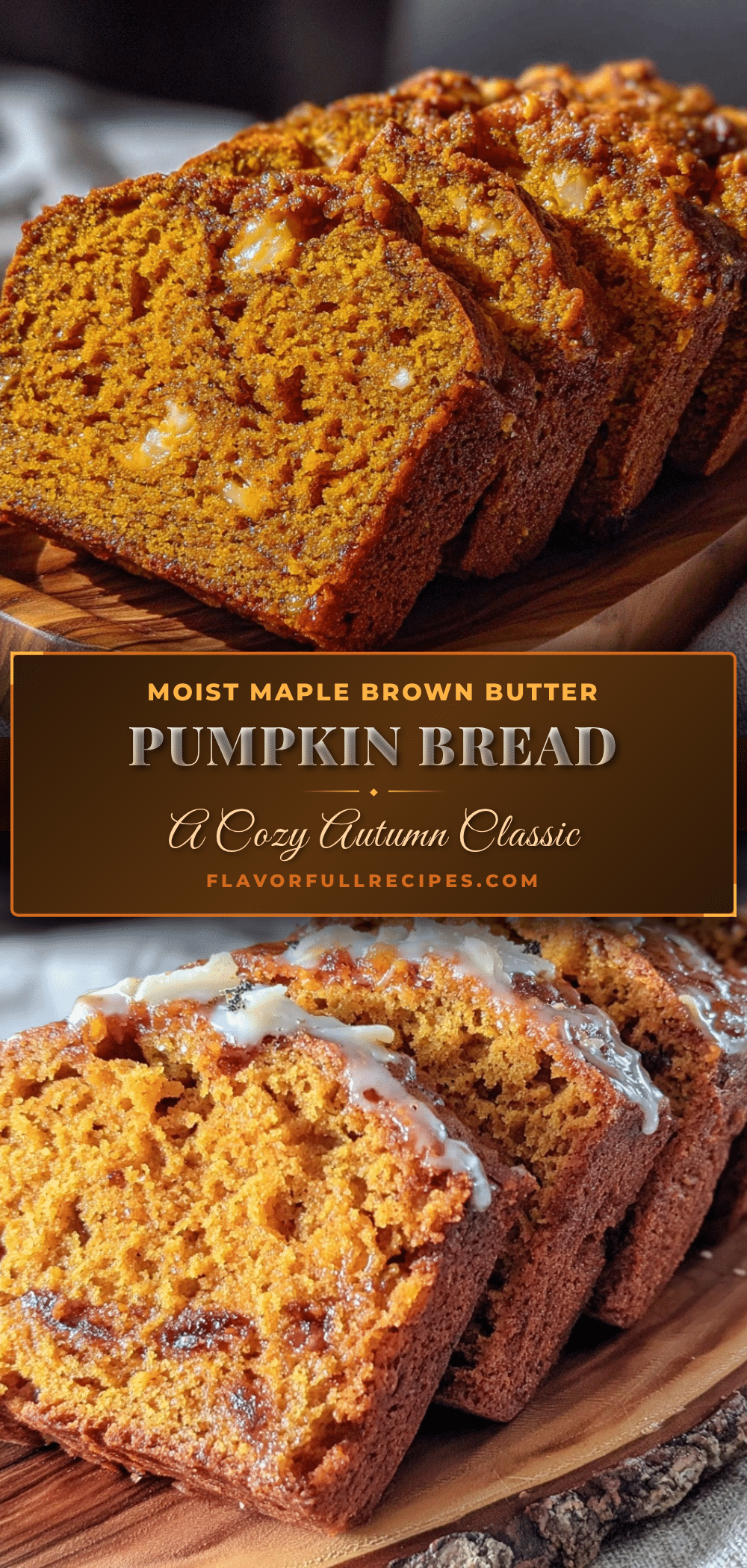 maple brown butter pumpkin bread recipe
