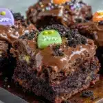 monster mash graveyard brownie bites - featured image
