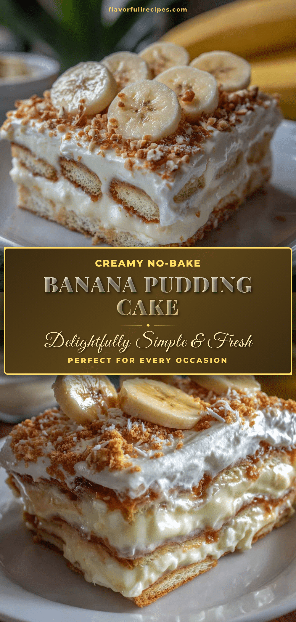 no-bake banana pudding icebox cake recipe