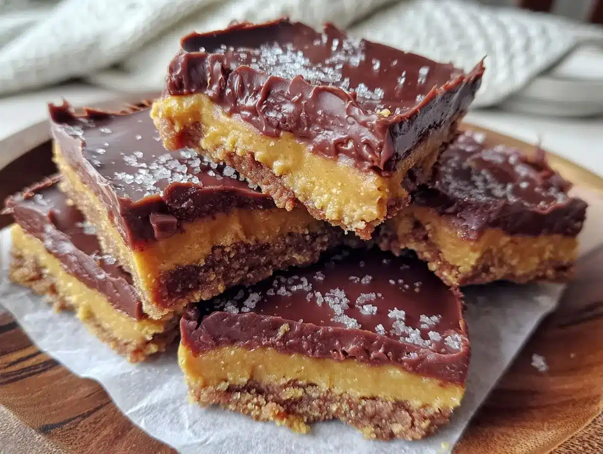 no-bake peanut butter chocolate school treats preparation steps