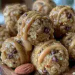 no-bake peanut butter granola bites - featured image