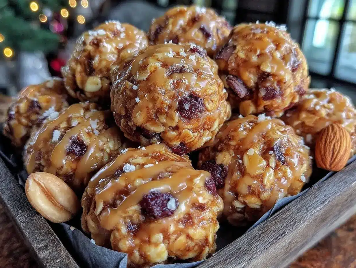 no-bake peanut butter granola bites preparation steps