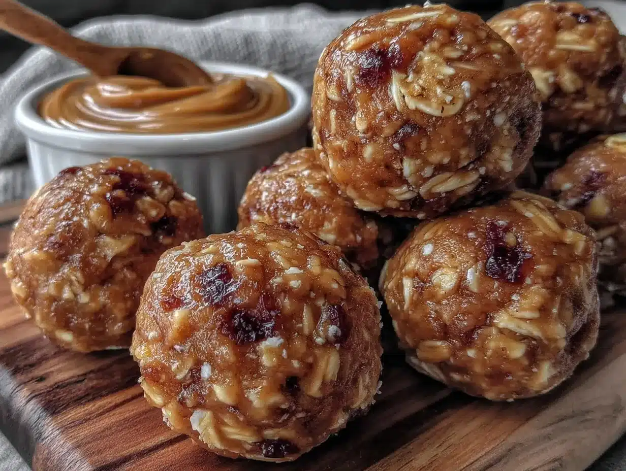 no bake peanut butter protein balls preparation steps