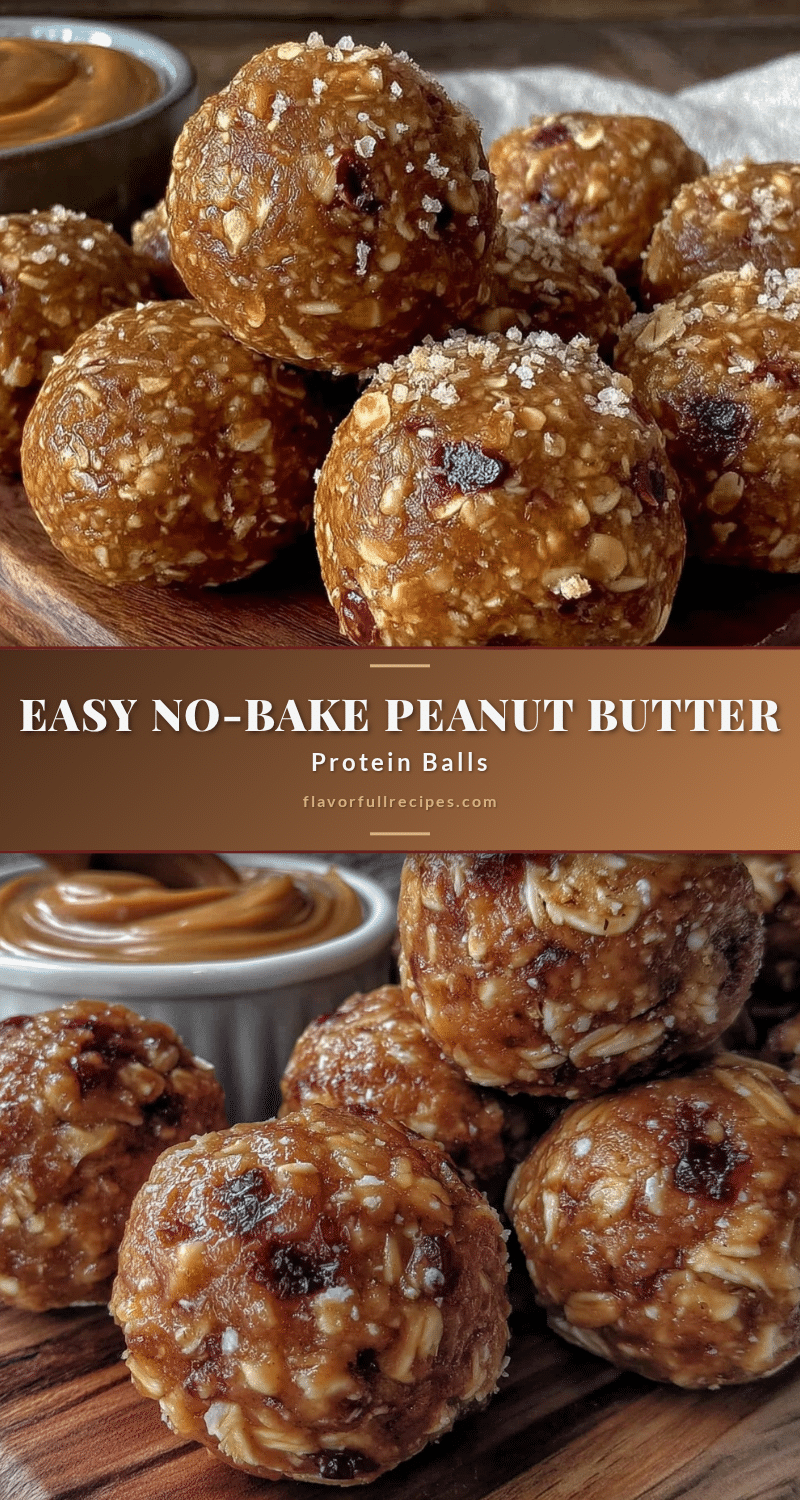 no bake peanut butter protein balls recipe