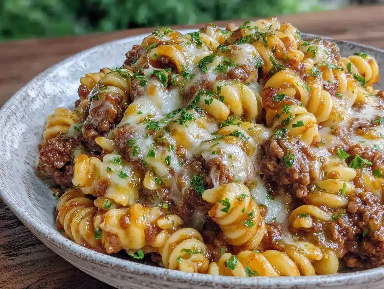 one-pot cheeseburger helper preparation steps