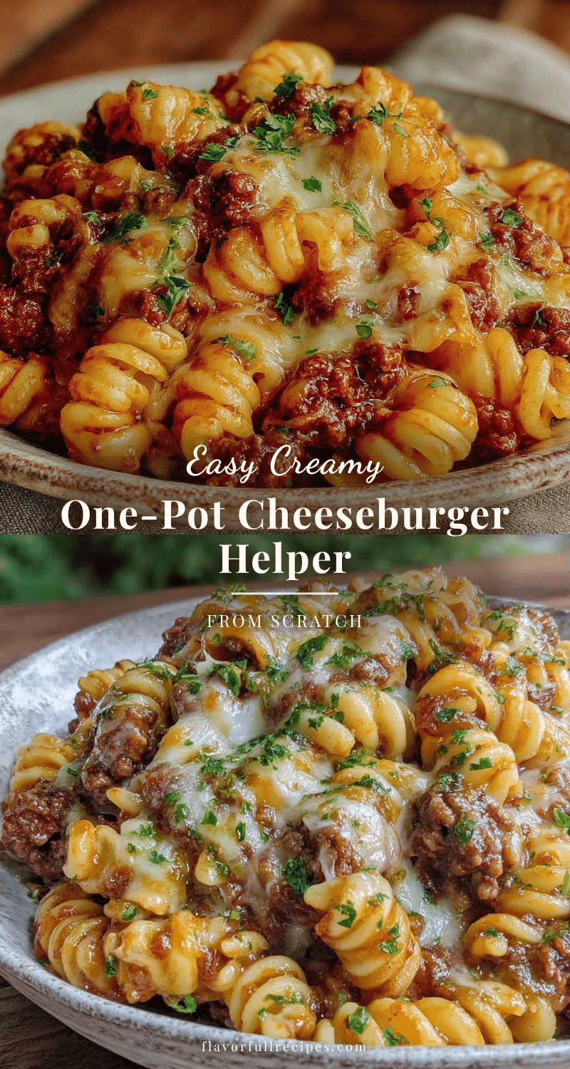 one-pot cheeseburger helper recipe