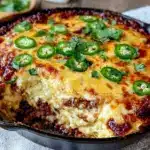 one-pot ground beef enchilada skillet - featured image