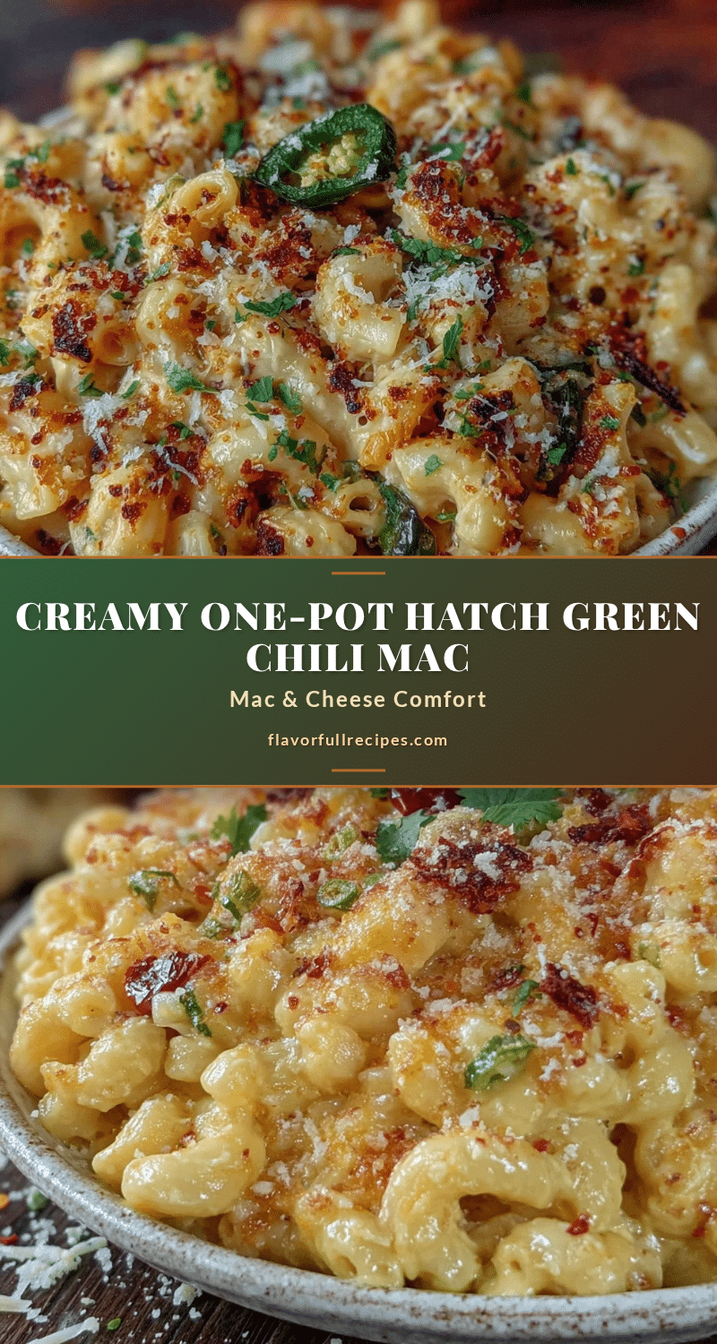 one-pot Hatch green chili mac and cheese recipe