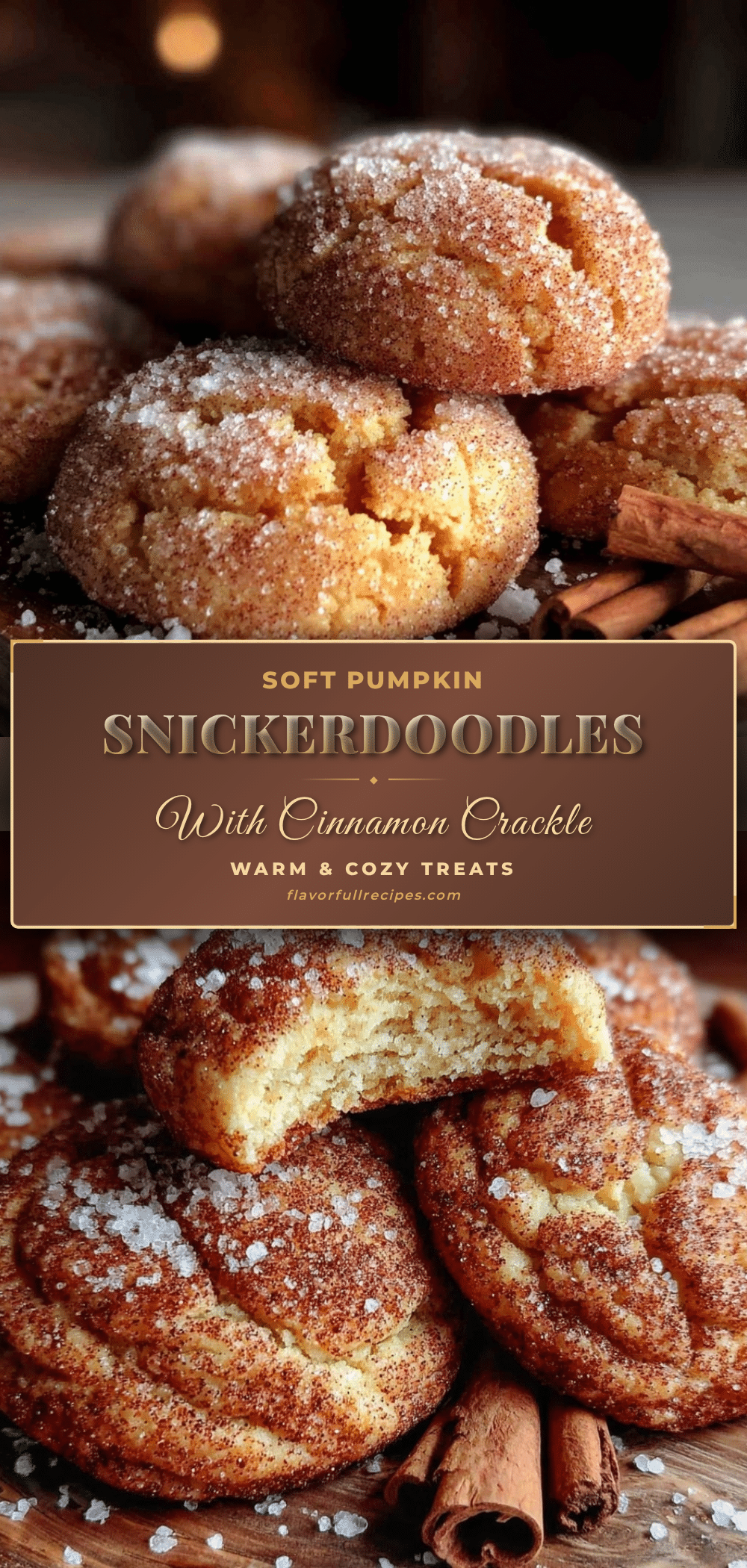 pumpkin snickerdoodle cookies recipe