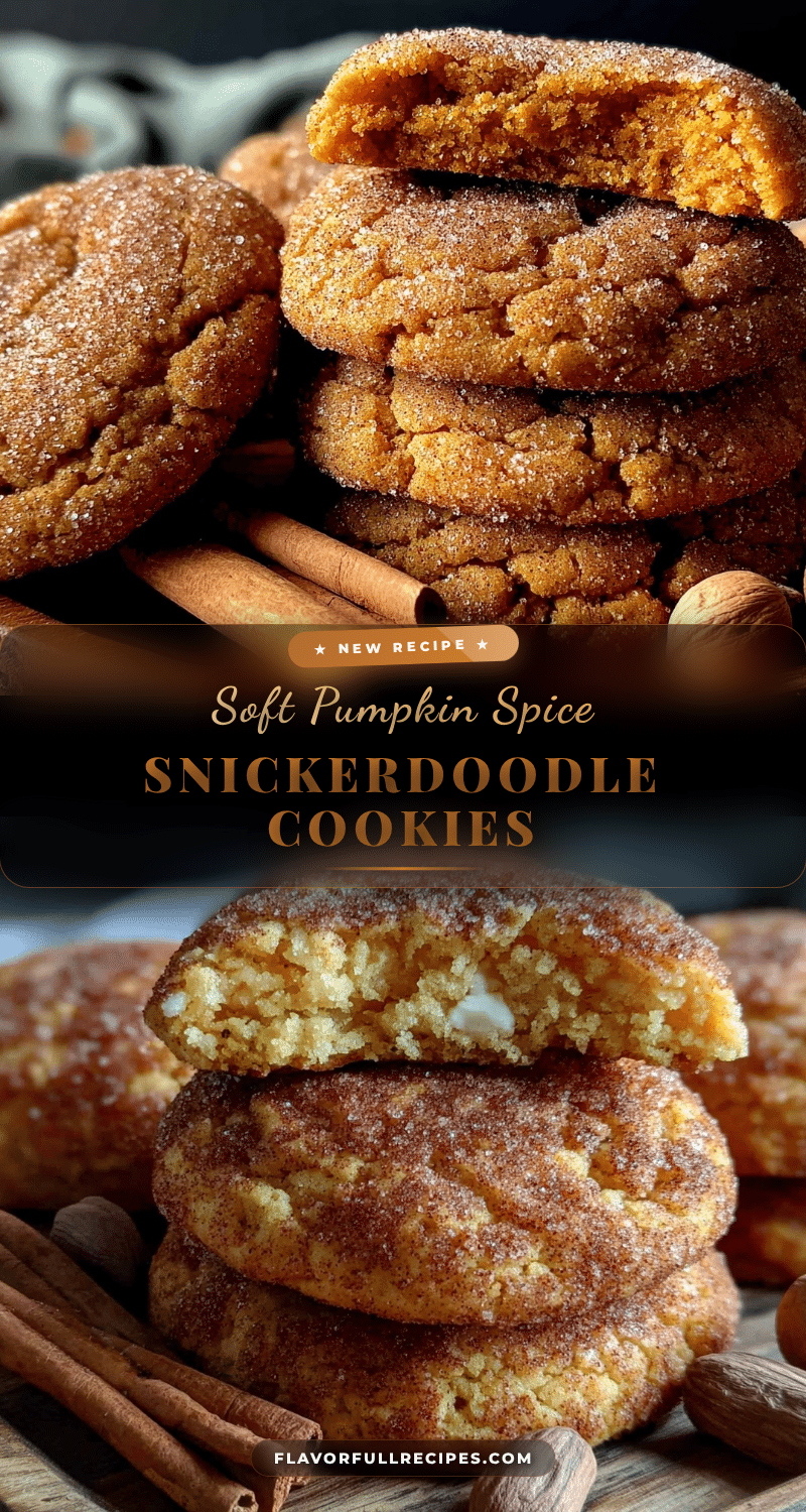 pumpkin spice snickerdoodle cookies recipe