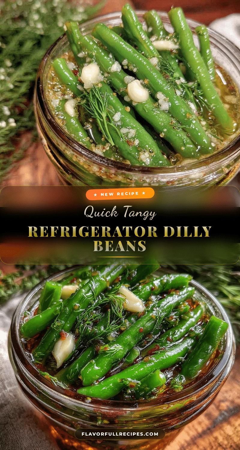 Quick Tangy Refrigerator Dilly Beans Recipe Perfect for Easy Pickled ...