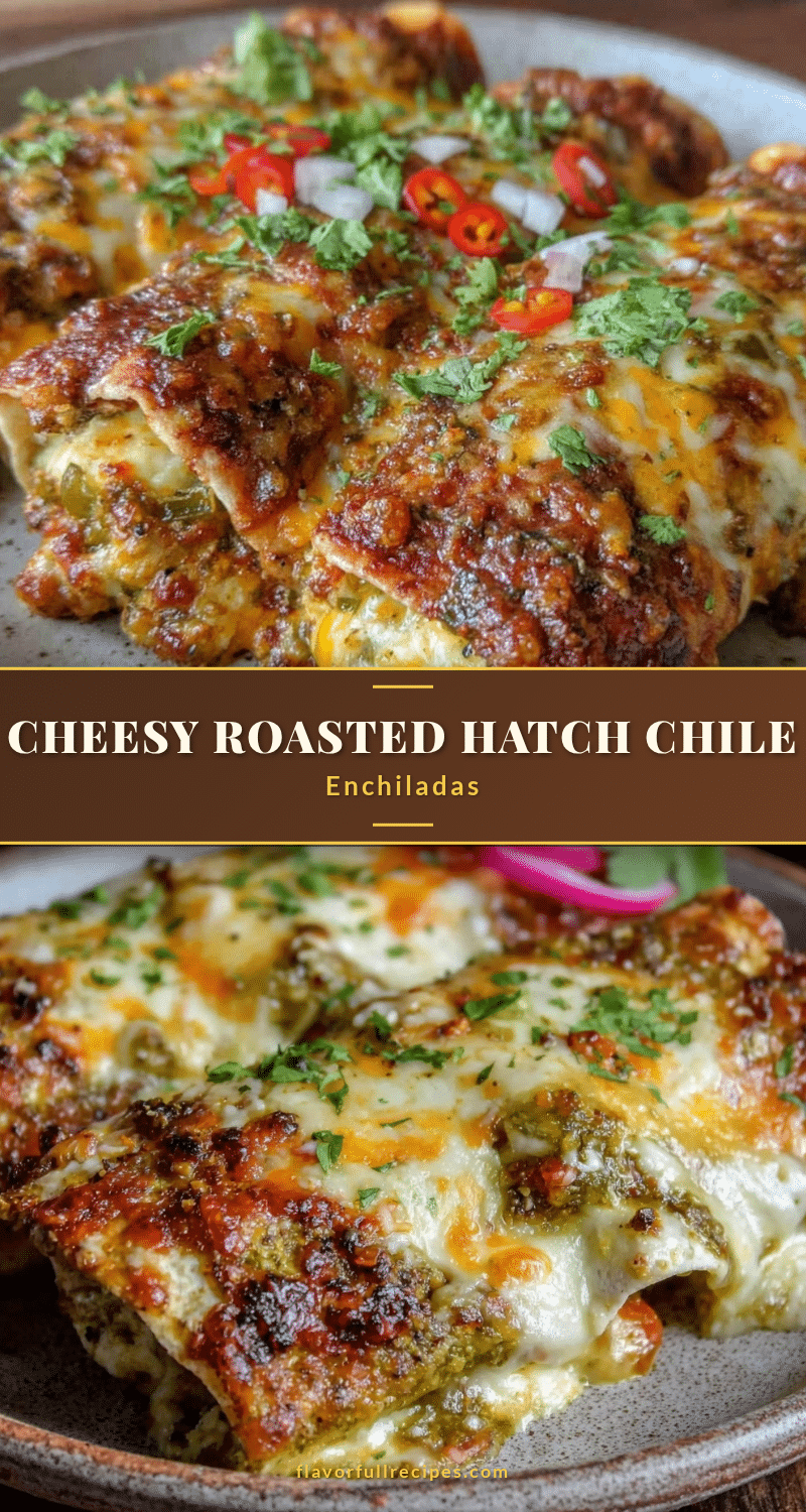 roasted hatch chile and cheese enchiladas recipe
