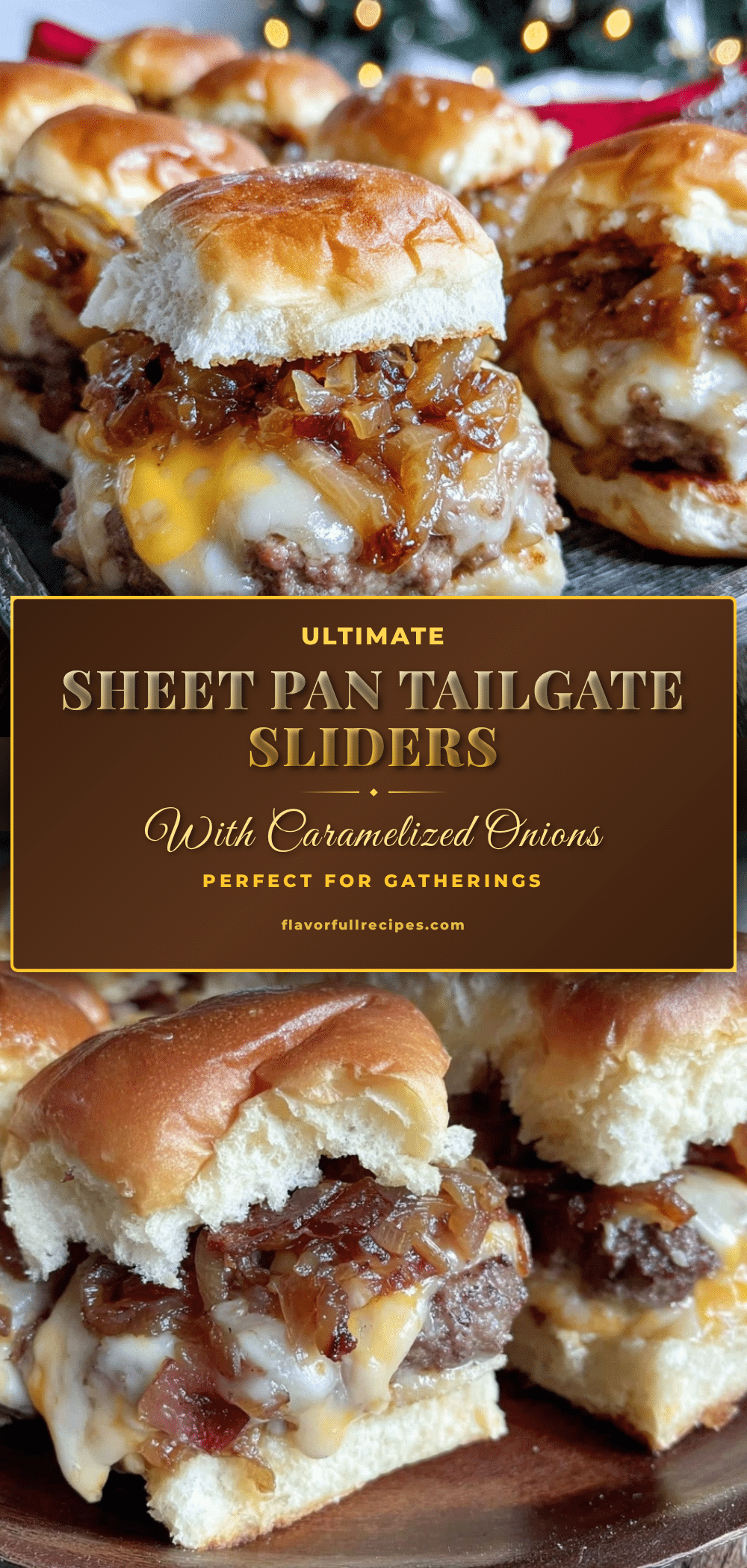 sheet pan tailgate sliders recipe