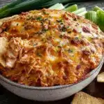 slow cooker buffalo chicken dip - featured image