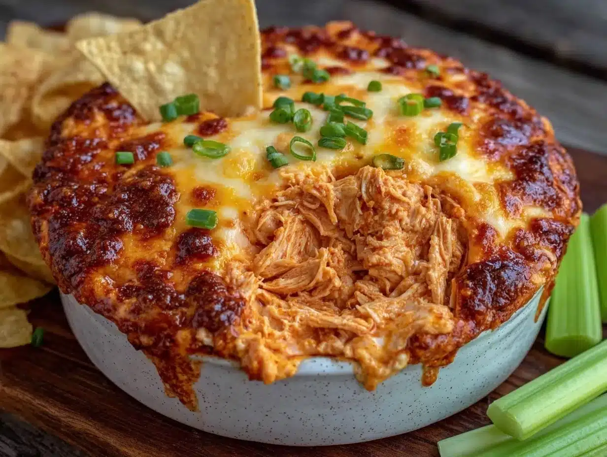 slow cooker buffalo chicken dip preparation steps
