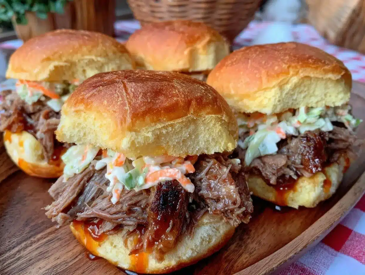 smoked pulled pork sliders preparation steps
