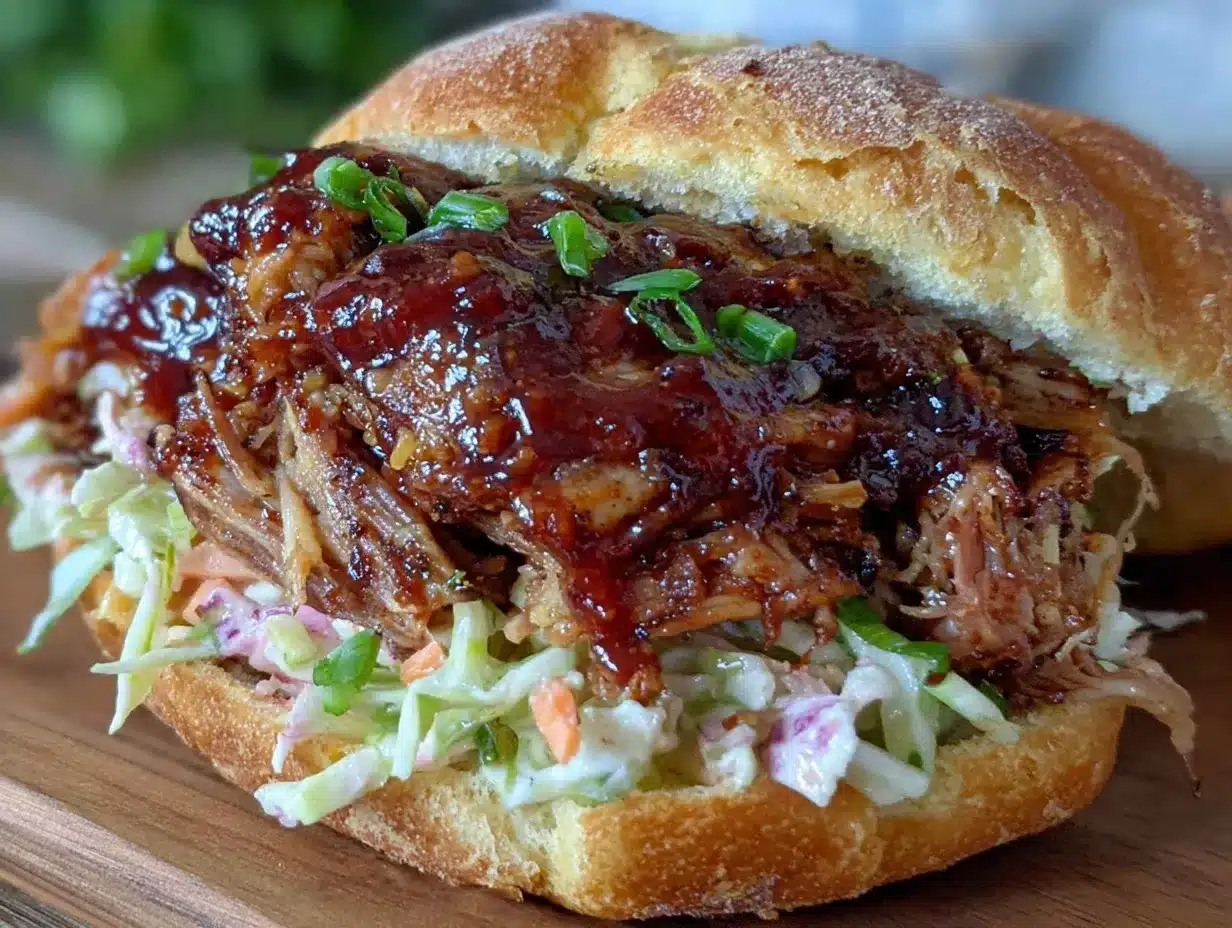 tender crockpot pulled pork sandwiches preparation steps