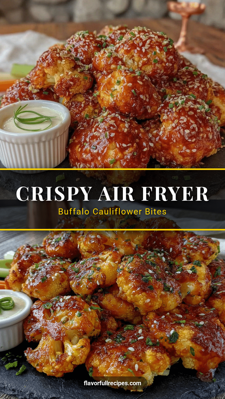 air fryer buffalo cauliflower bites recipe