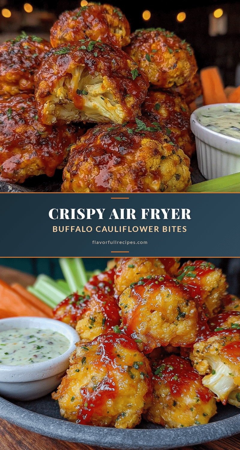 air fryer buffalo cauliflower bites recipe