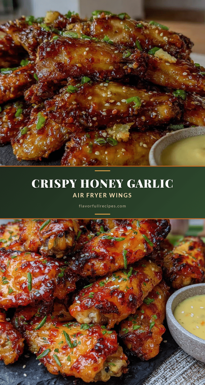 air fryer honey garlic chicken wings recipe