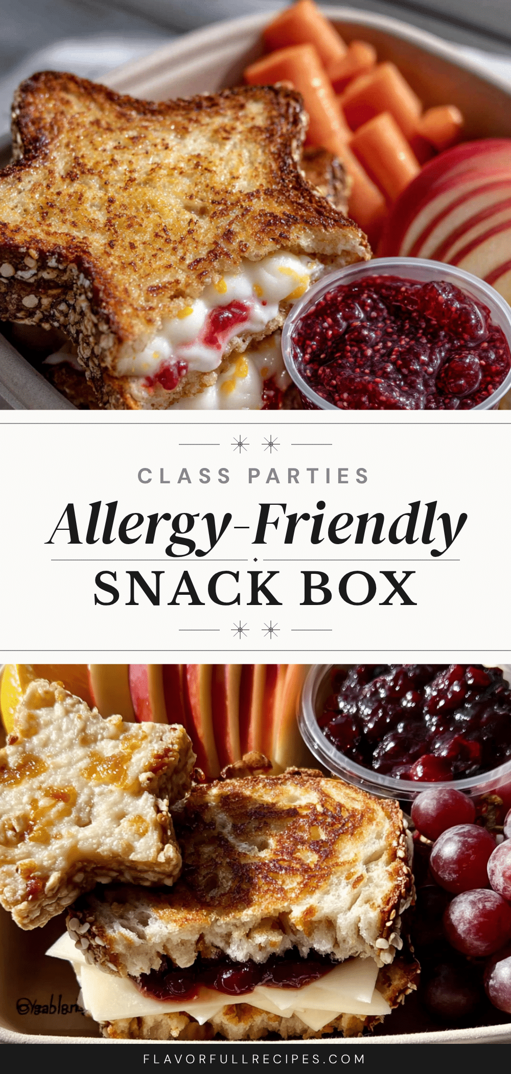 allergy-friendly snack box for kindergarten parties recipe