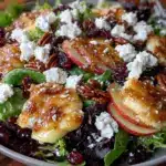 apple pecan salad with maple vinaigrette - featured image